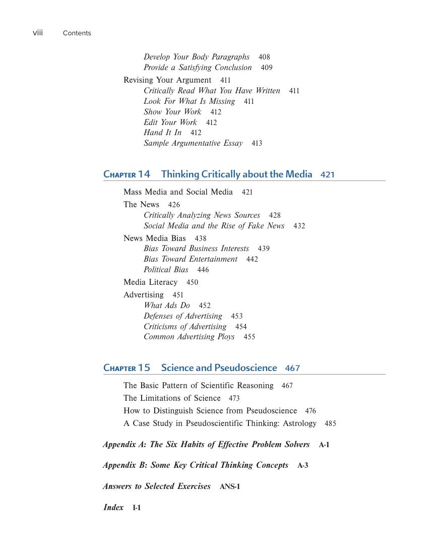 Preview page 9 of Critical Thinking a Students Introduction 7th Edition By Gregory Bassham, William Irwin