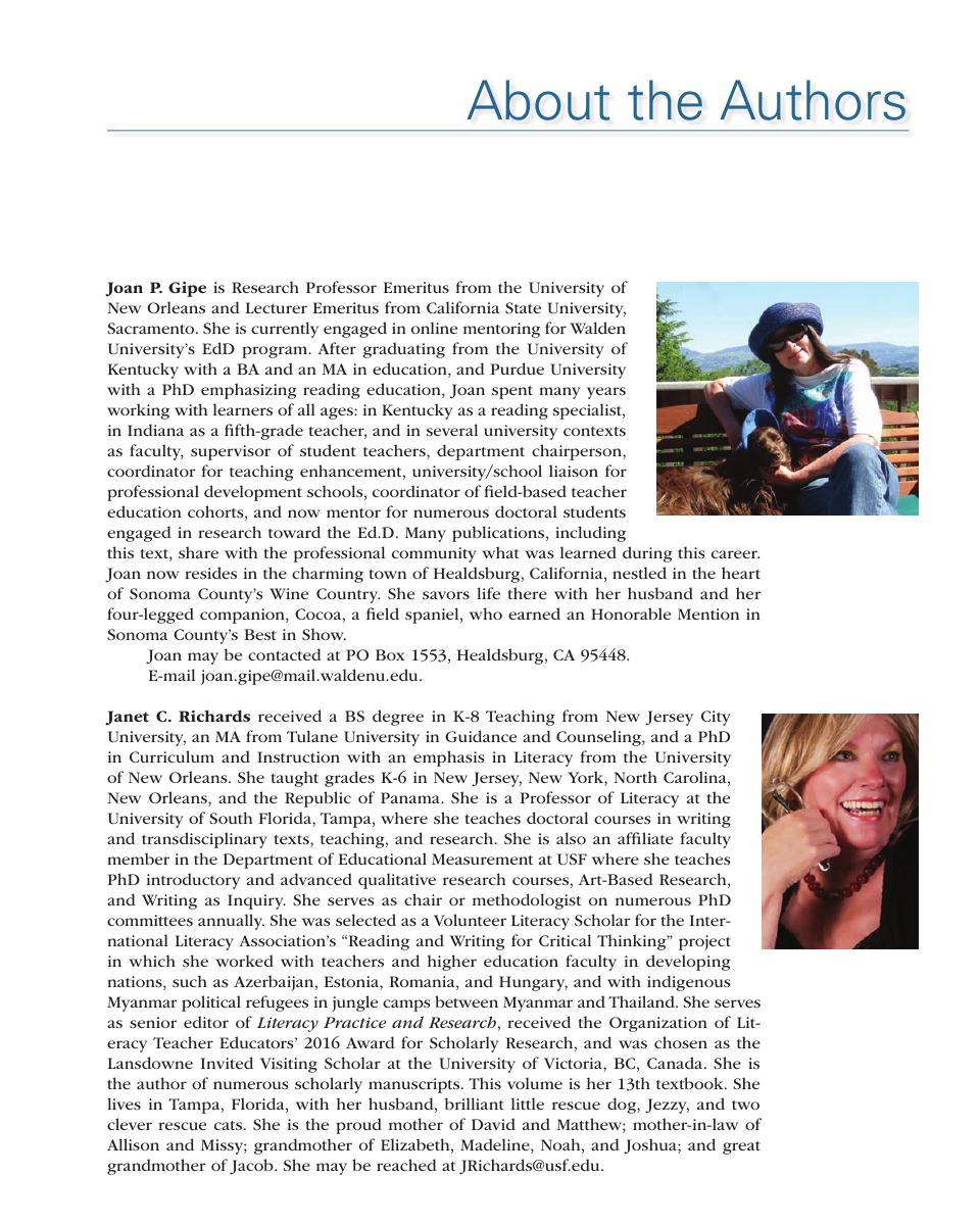 Preview page 5 of Multiple Paths to Literacy Assessment and Differentiated Instruction for Diverse Learners K-12 9th Edition By Joan Gipe,