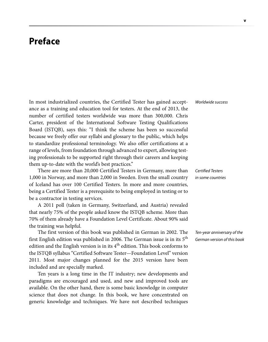 Preview page 6 of Software Testing Foundations A Study Guide for the Certified Tester Exam 4th Edition By Andreas Spillner, Tilo Linz, Han