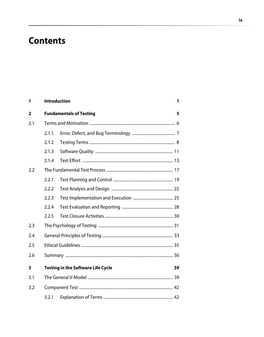 Preview page 9 of Software Testing Foundations A Study Guide for the Certified Tester Exam 4th Edition By Andreas Spillner, Tilo Linz, Han