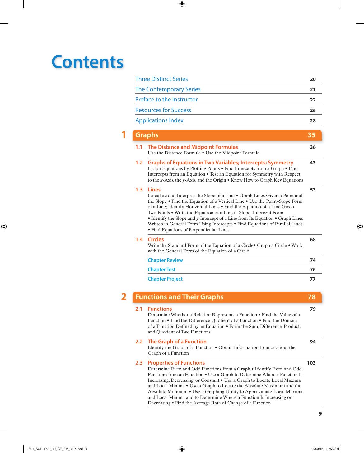 Preview page 10 of Michael Sullivan - Precalculus, Global Edition (2017, Pearson Education) - libgen.li
