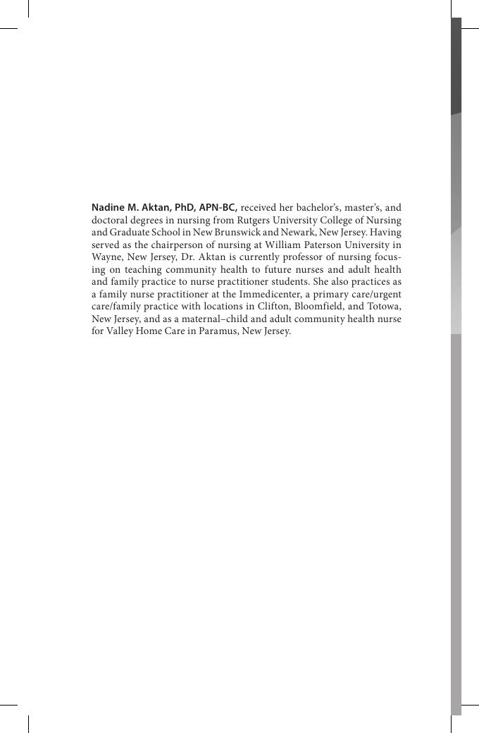 Preview page 5 of Fast Facts for Nurse Practitioners Current Practice Essentials for the Clinical Subspecialties 1st Edition By Nadine Akt