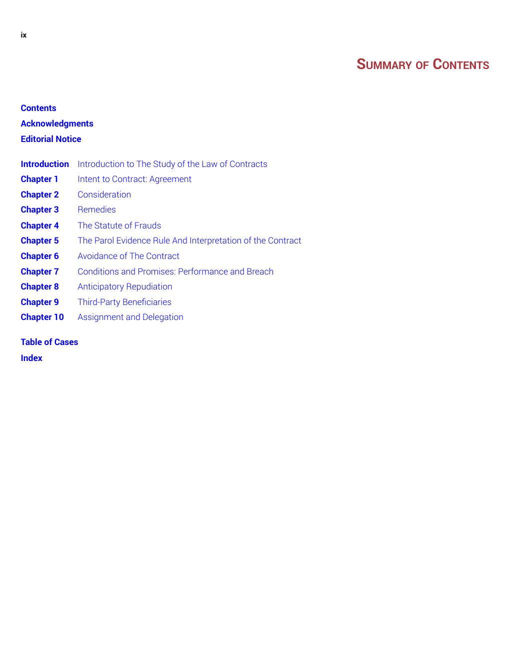 Preview page 8 of Cases, Problems, and Materials on Contracts 9th Edition By Douglas Whaley, David Horton