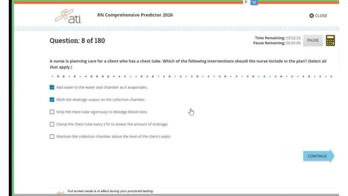 Preview page 8 of ATI RN Comprehensive Predictor 2026 | Level 3 | Complete Exam Preparation | Practice Questions and Answers