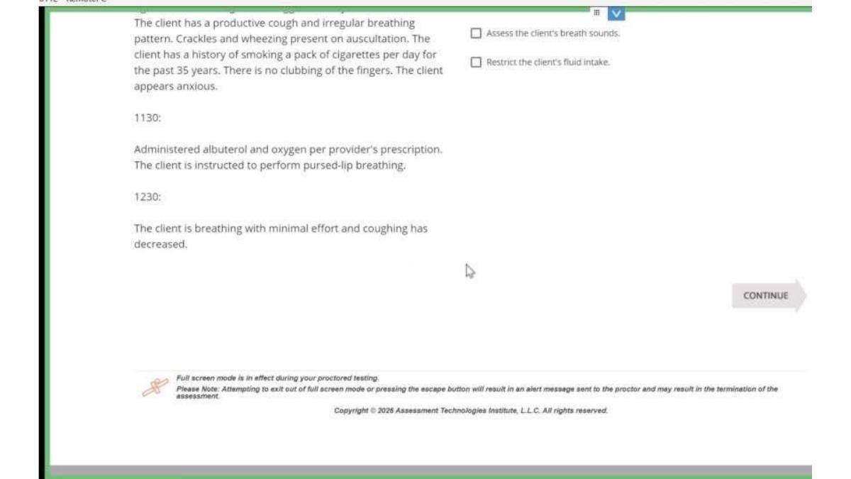 Preview page 10 of ATI RN Comprehensive Predictor 2026 | Level 3 | Complete Exam Preparation | Practice Questions and Answers