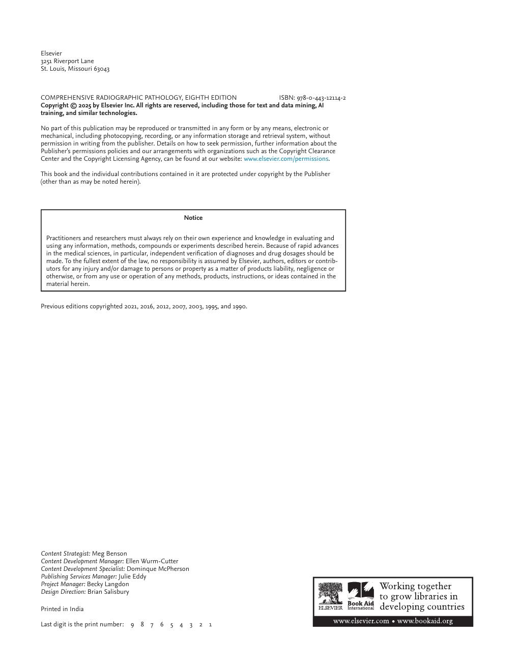 Preview page 5 of Comprehensive Radiographic Pathology 8th Edition By Ronald Eisenberg