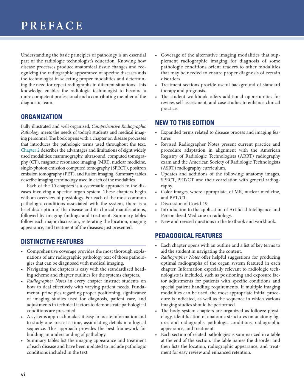 Preview page 7 of Comprehensive Radiographic Pathology 8th Edition By Ronald Eisenberg