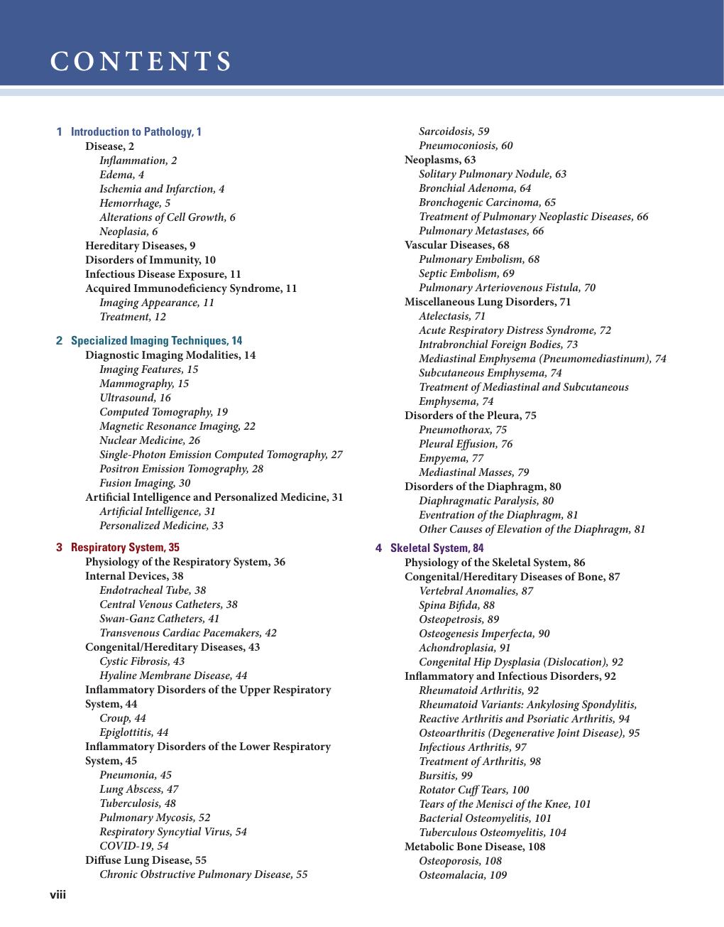 Preview page 9 of Comprehensive Radiographic Pathology 8th Edition By Ronald Eisenberg