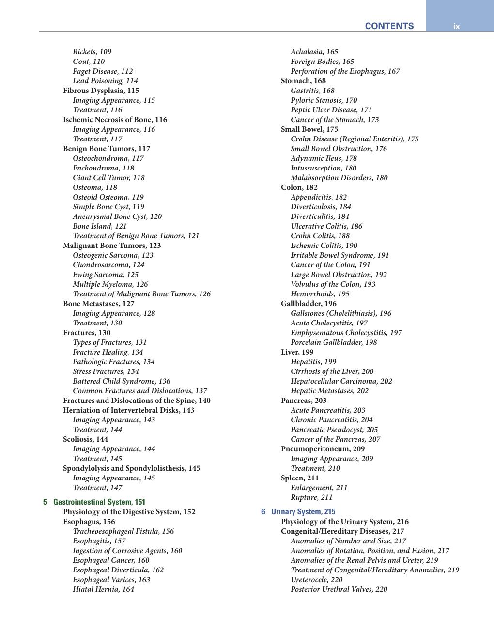 Preview page 10 of Comprehensive Radiographic Pathology 8th Edition By Ronald Eisenberg