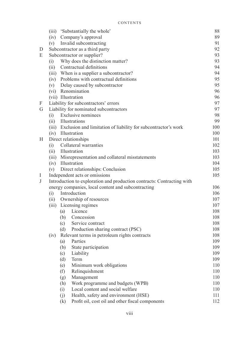 Preview page 9 of Offshore Construction Law and Practice 2nd Edition BY Stuart Beadnall; Simon Moore,