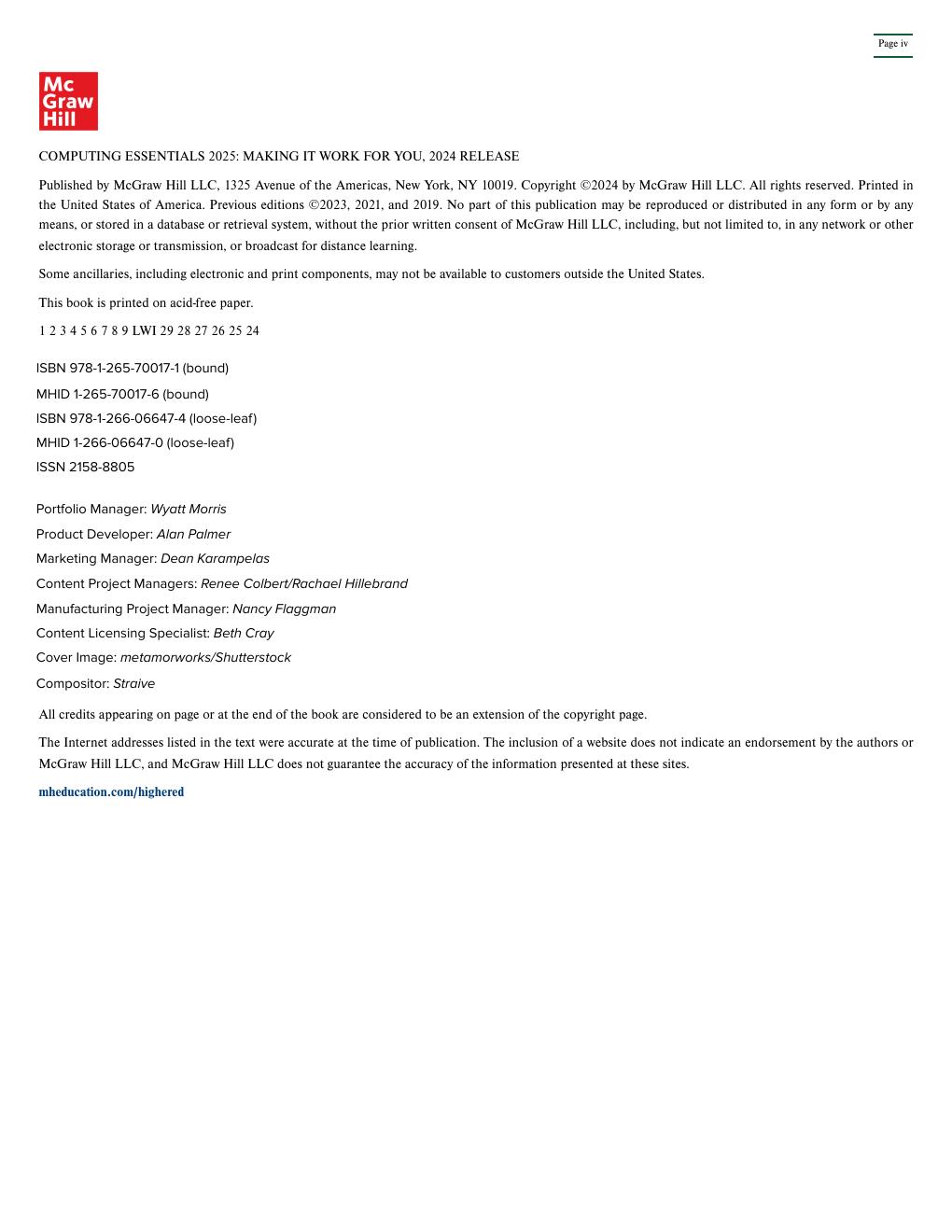 Preview page 5 of Computing Essentials 2025 By Timothy O'Leary, Linda O'Leary, Daniel O'Leary eBook PDF