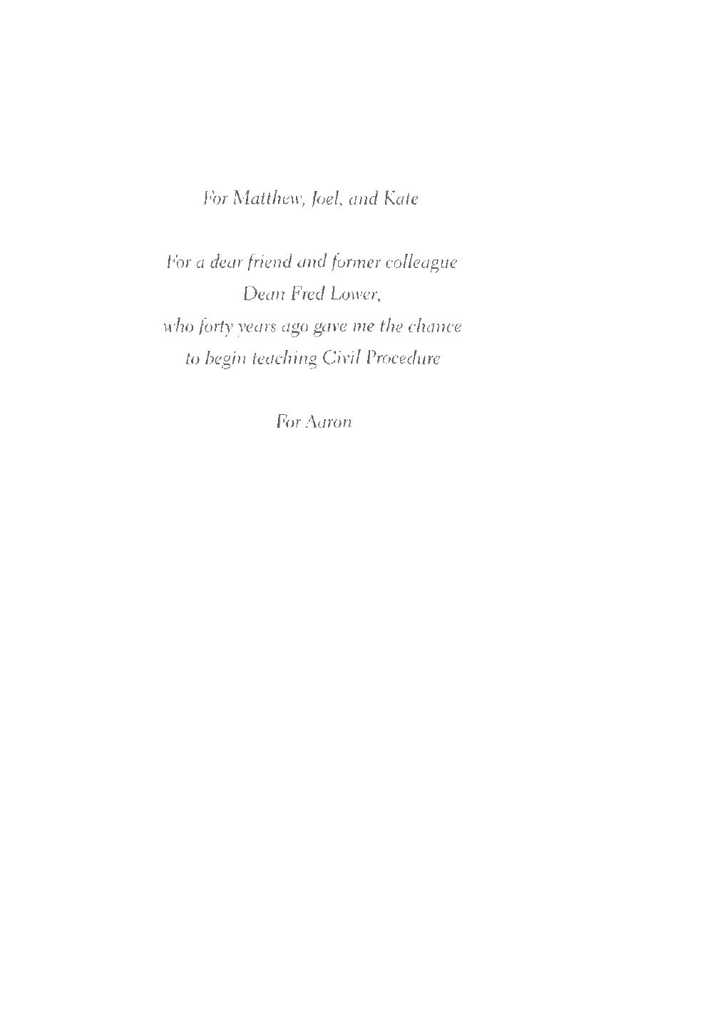 Preview page 7 of OCR Civil Procedure Cases and Problems 5th Edition By Allan Ides, Christopher May, Simona Grossi