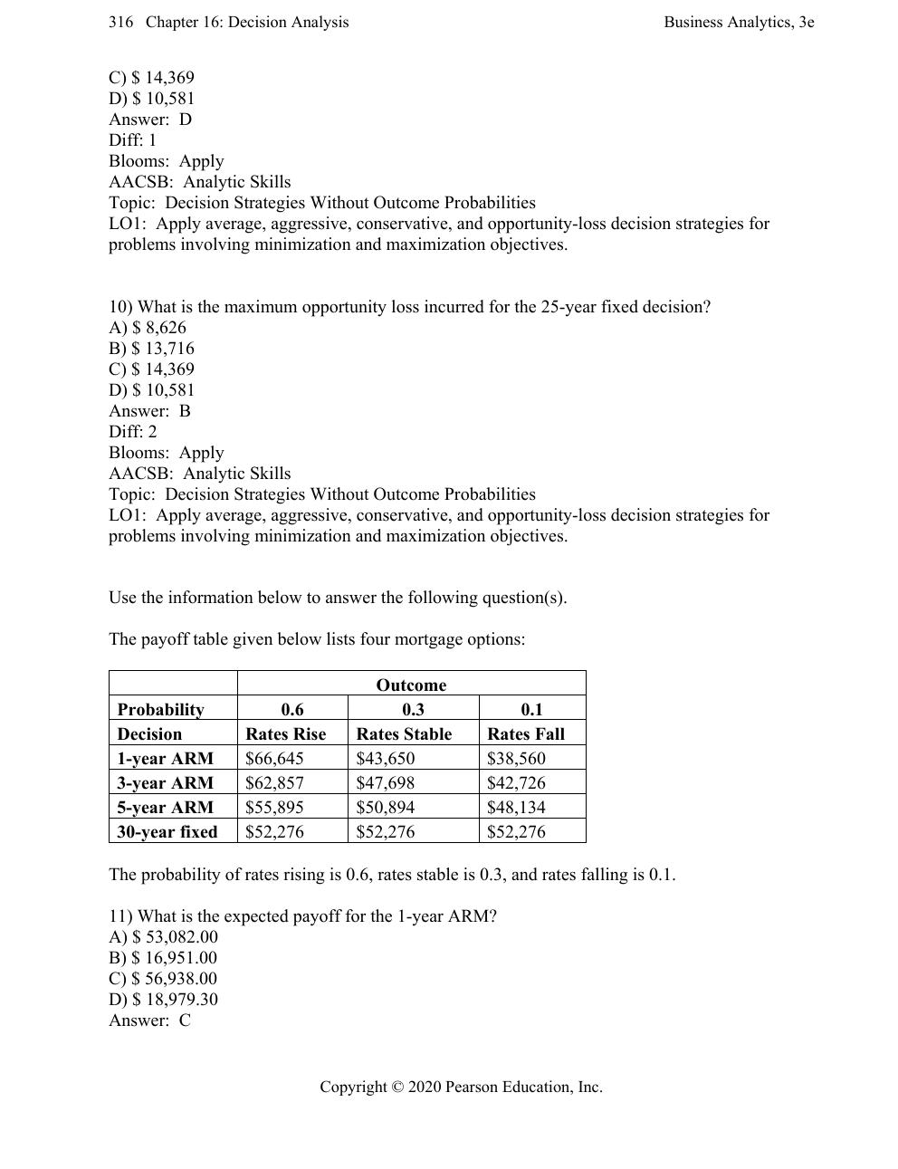 Preview page 5 of Test Bank for Business Analytics, 3e James Evans