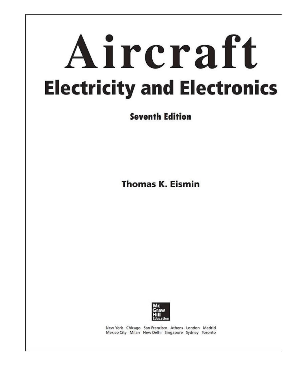 Preview page 2 of Aircraft Electricity and Electronics 7th Edition By Thomas Eismin