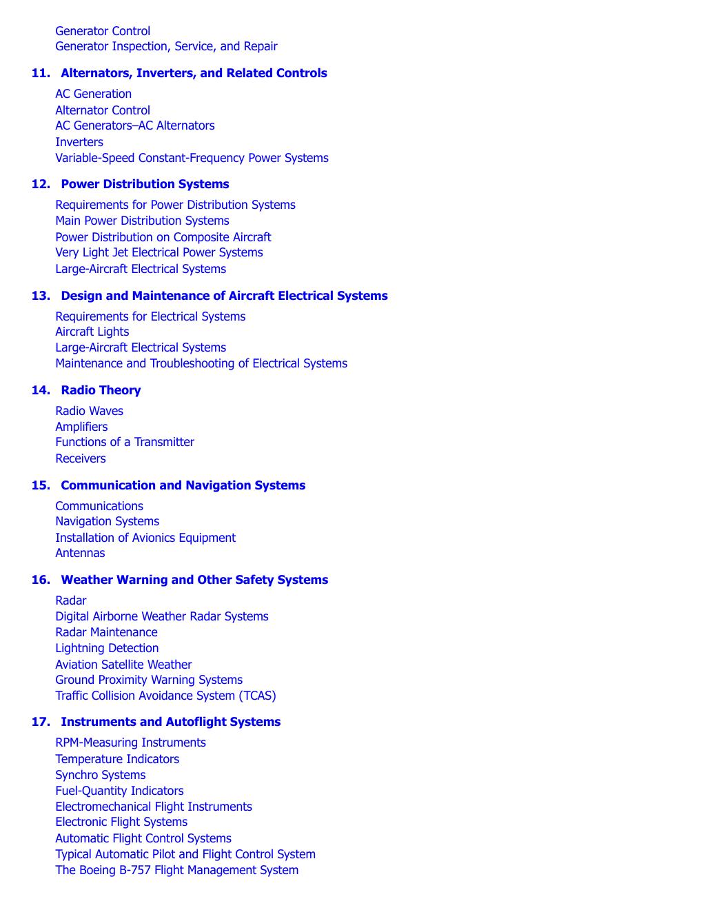 Preview page 7 of Aircraft Electricity and Electronics 7th Edition By Thomas Eismin