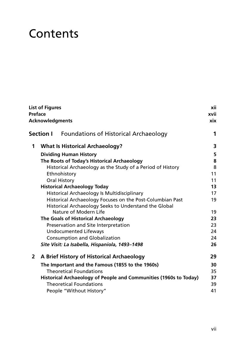 Preview page 8 of Historical Archaeology 3rd Edition By Charles Orser