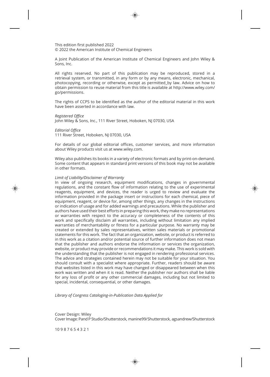 Preview page 4 of Human Factors Handbook for Process Plant Operations Improving Process Safety and System Performance 1st Edition By CCPS