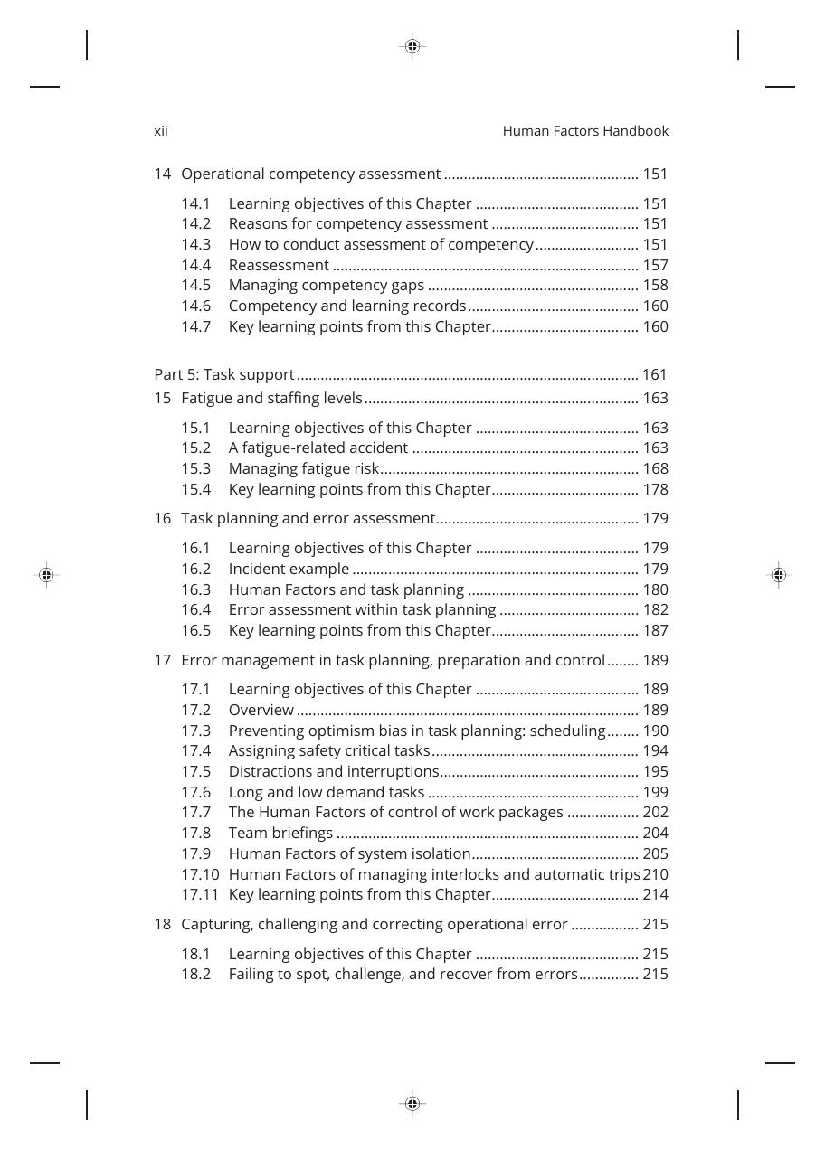 Preview page 10 of Human Factors Handbook for Process Plant Operations Improving Process Safety and System Performance 1st Edition By CCPS