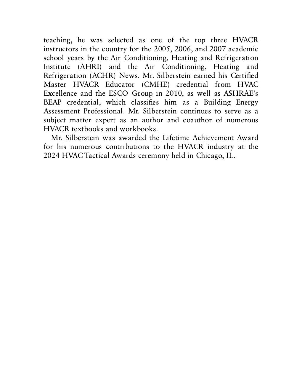 Preview page 6 of Print Reading for HVACR 2nd Edition By Eugene Silberstein |