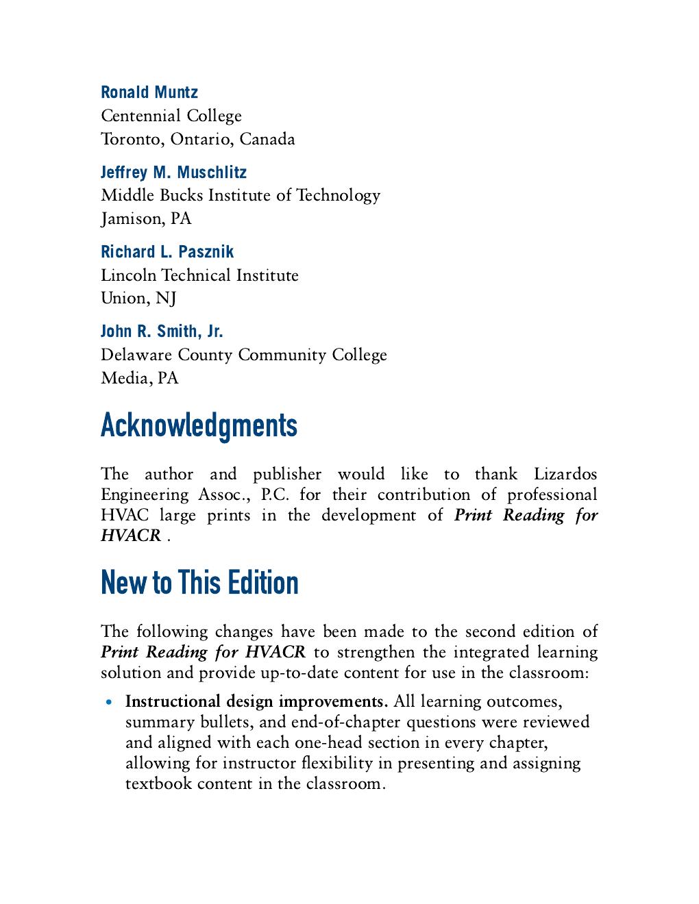 Preview page 8 of Print Reading for HVACR 2nd Edition By Eugene Silberstein |