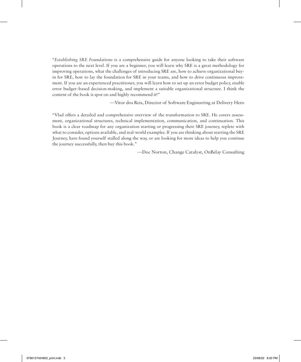 Preview page 3 of eBook PDF Establishing SRE Foundations A Step-by-Step Guide to Introducing Site Reliability Engineering in Software Deli
