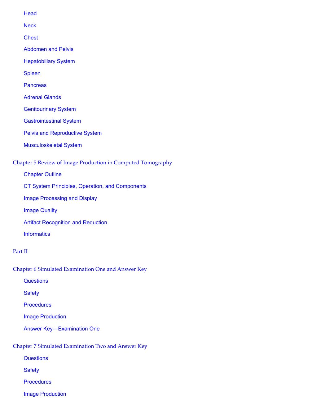 Preview page 8 of Mosby's Exam Review for Computed Tomography 4th Edition By Daniel DeMaio eBook PDF