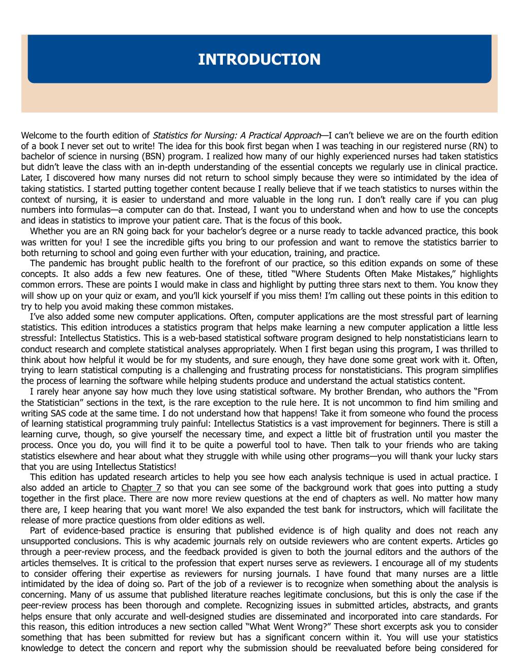 Preview page 9 of Statistics for Nursing 4th Edition By Elizabeth Heavey eBook PDF