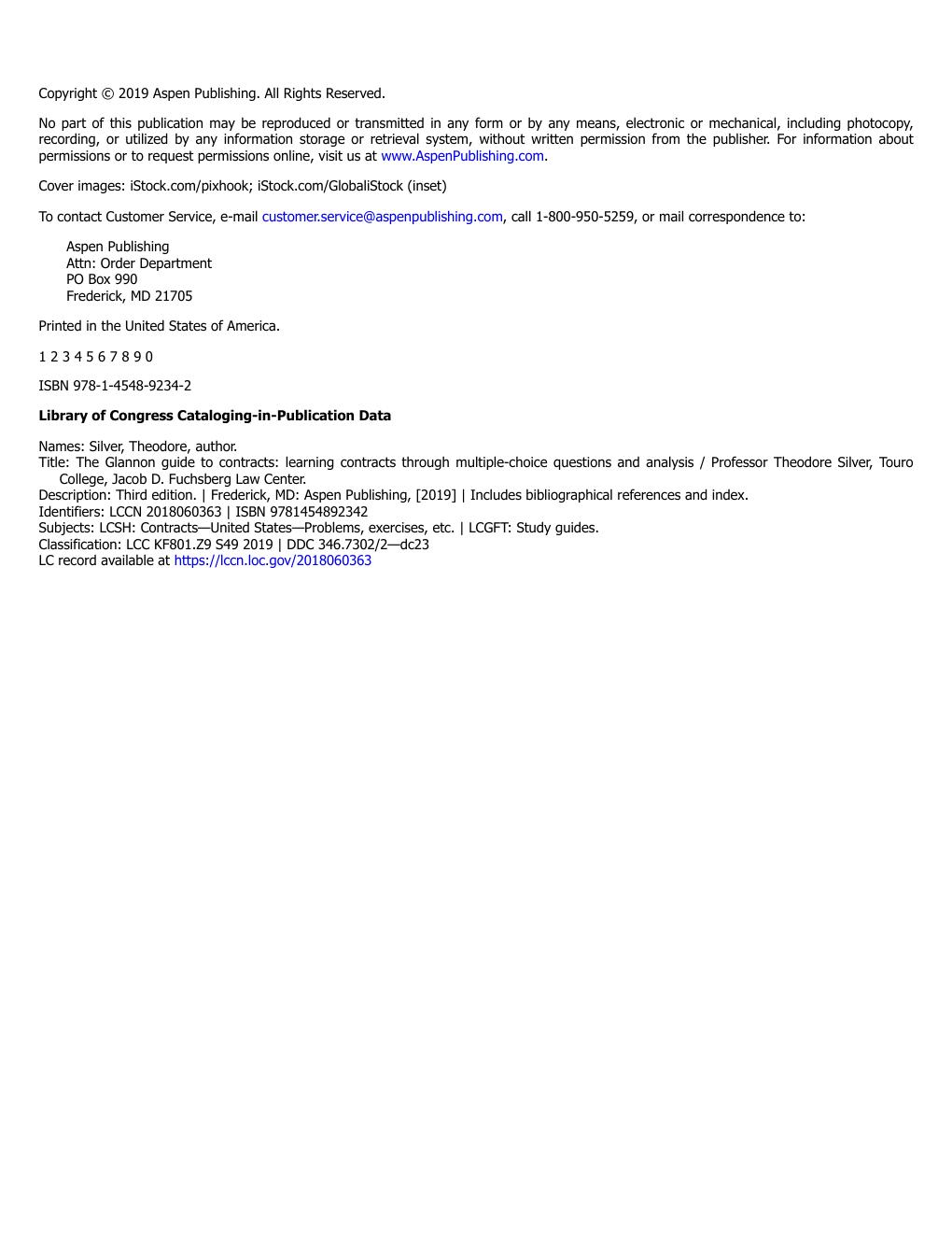 Preview page 5 of The Glannon Guide to Contracts 3rd Edition By Theodore Silver eBook PDF