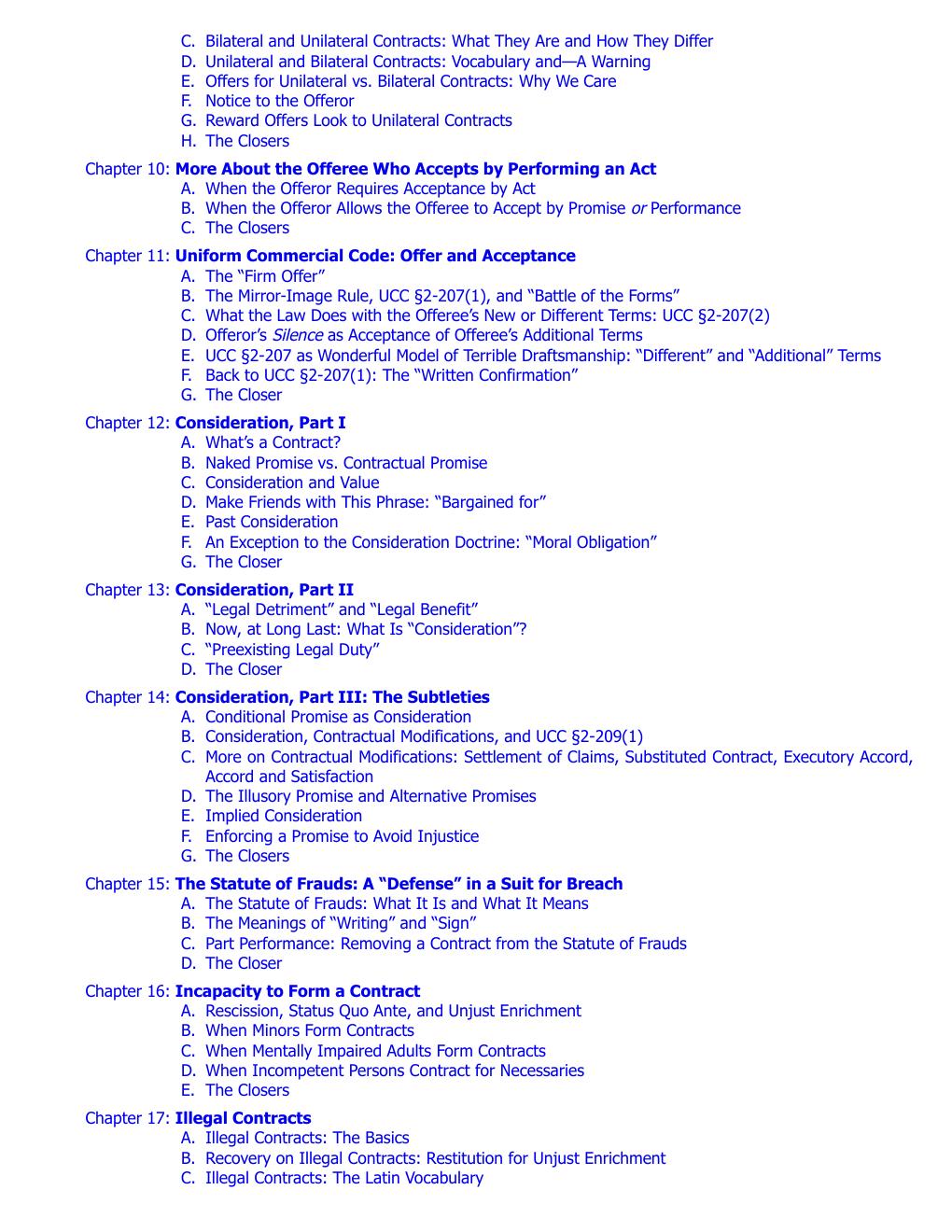 Preview page 9 of The Glannon Guide to Contracts 4th Edition By Theodore Silver eBook PDF
