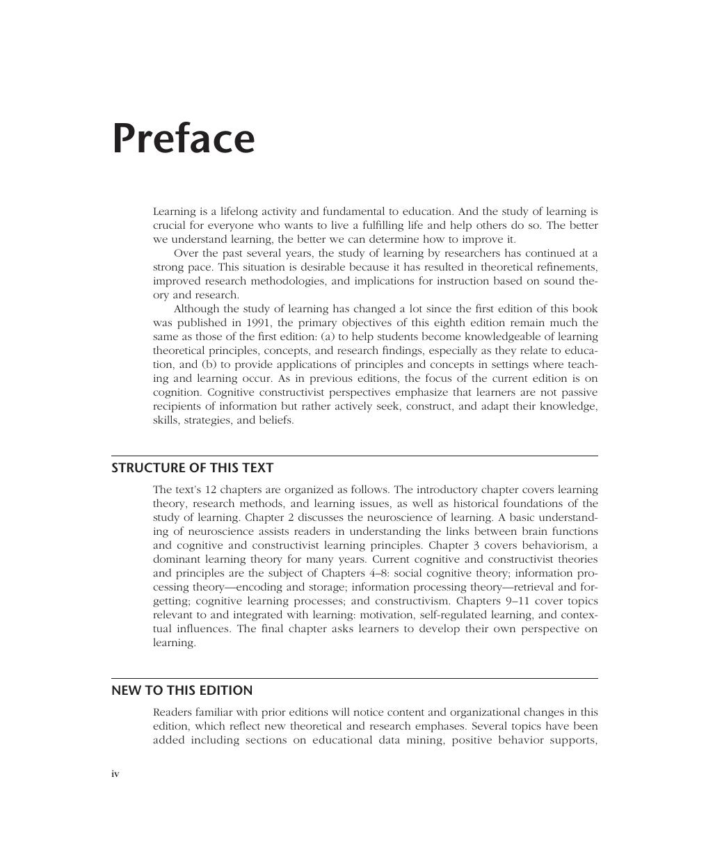 Preview page 4 of Learning theories an educational perspective 8th Edition By Dale H Schunk | eBook