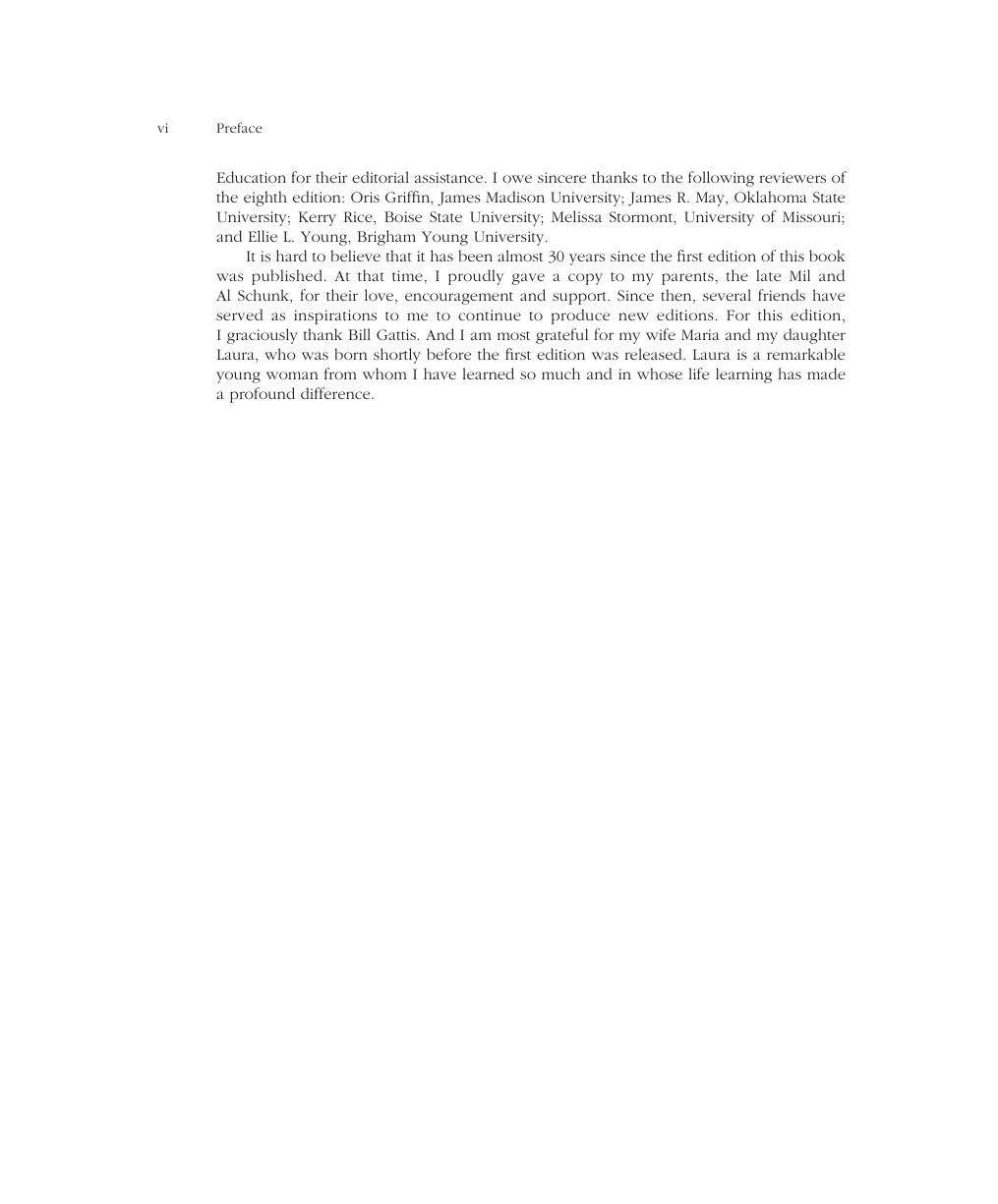 Preview page 6 of Learning theories an educational perspective 8th Edition By Dale H Schunk | eBook