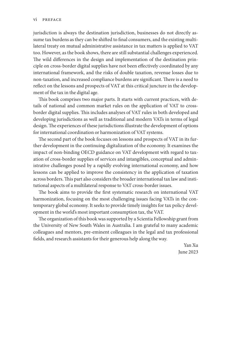 Preview page 7 of VAT in the Digital Era 1st Edition By Yan Xu