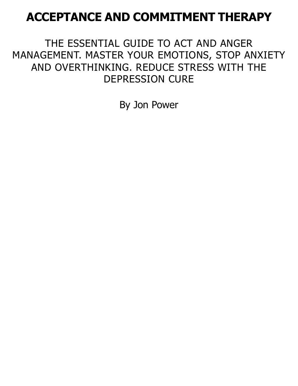 Preview page 2 of Acceptance And Commitment Therapy 1st Edition By Jon Power