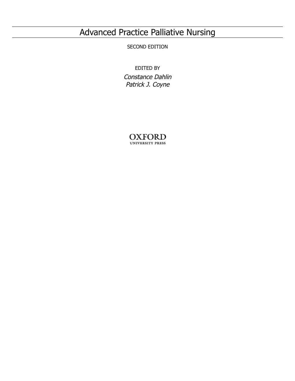 Preview page 3 of Advanced Practice Palliative Nursing 2nd Edition By Constance Dahlin , Patrick Coyne