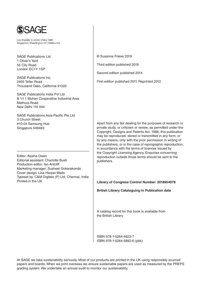 Preview page 5 of Qualitative Data Analysis with ATLAS.ti 3rd Edition By Susanne Friese