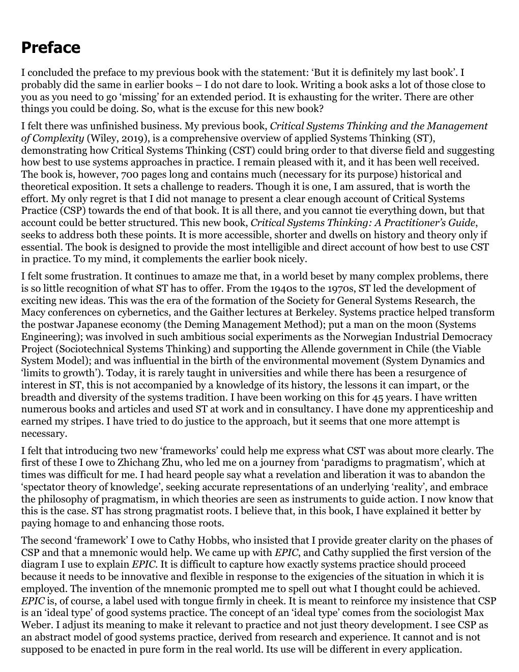 Preview page 9 of Critical Systems Thinking A Practitioner's Guide 1st Edition By Michael C. Jackson