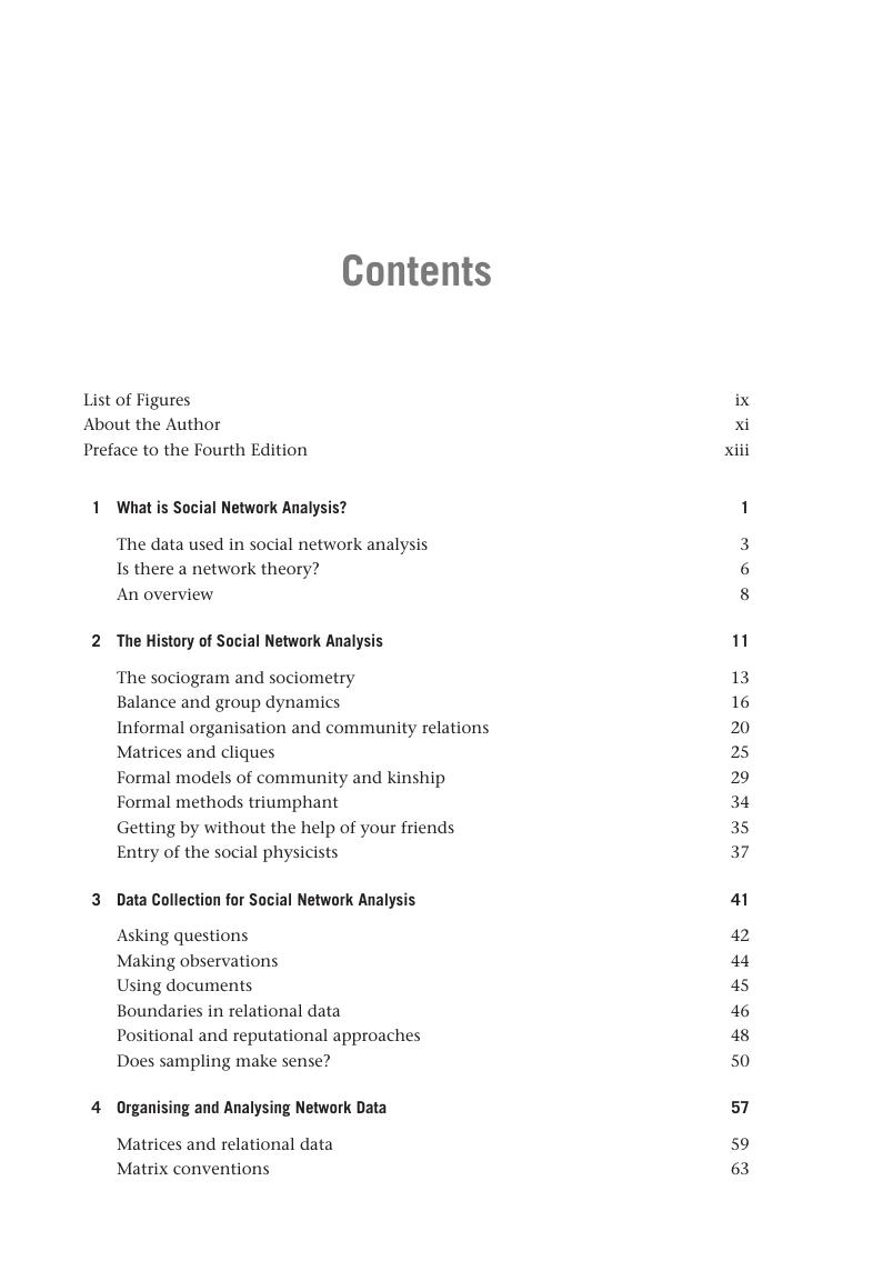 Preview page 6 of Social Network Analysisth 4th Edition By John Scott | eBook