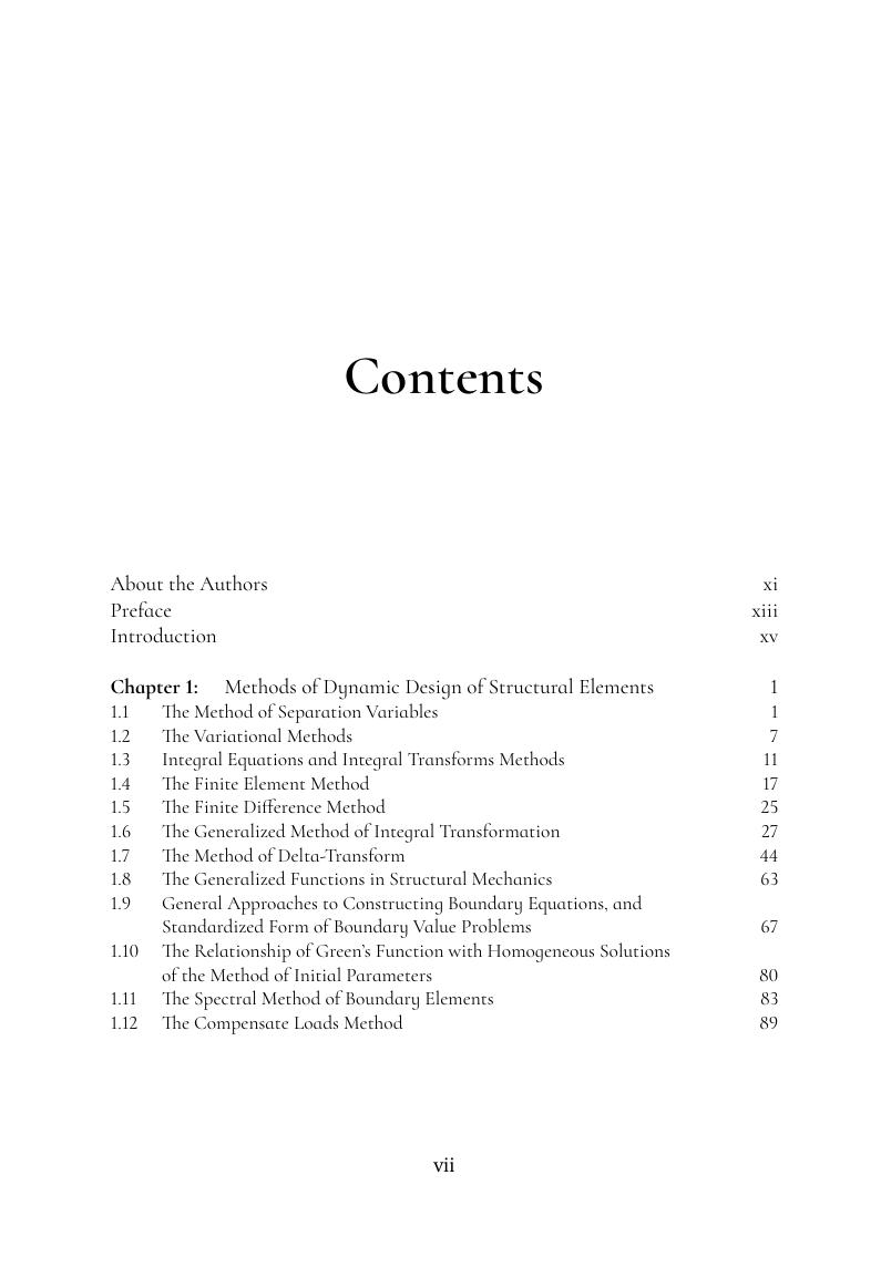 Preview page 6 of Static and Dynamic Analysis of Engineering Structures Incorporating the Boundary Element Method By Levon G. Petrosian |
