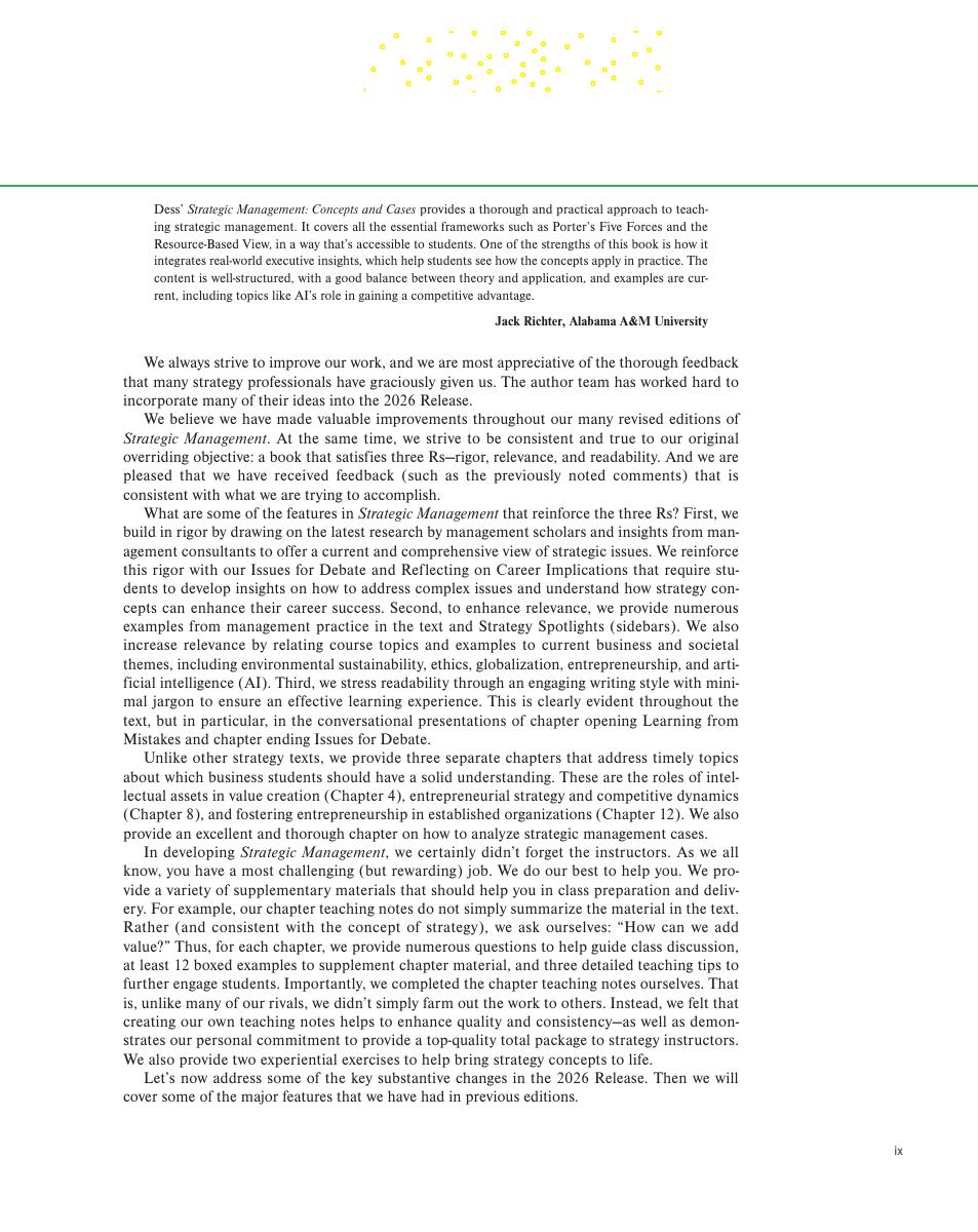 Preview page 10 of Strategic Management Creating Competitive Advantages Ever Green 2026 Release By Gregory Dess, Gerry McNamara, Alan Eisne