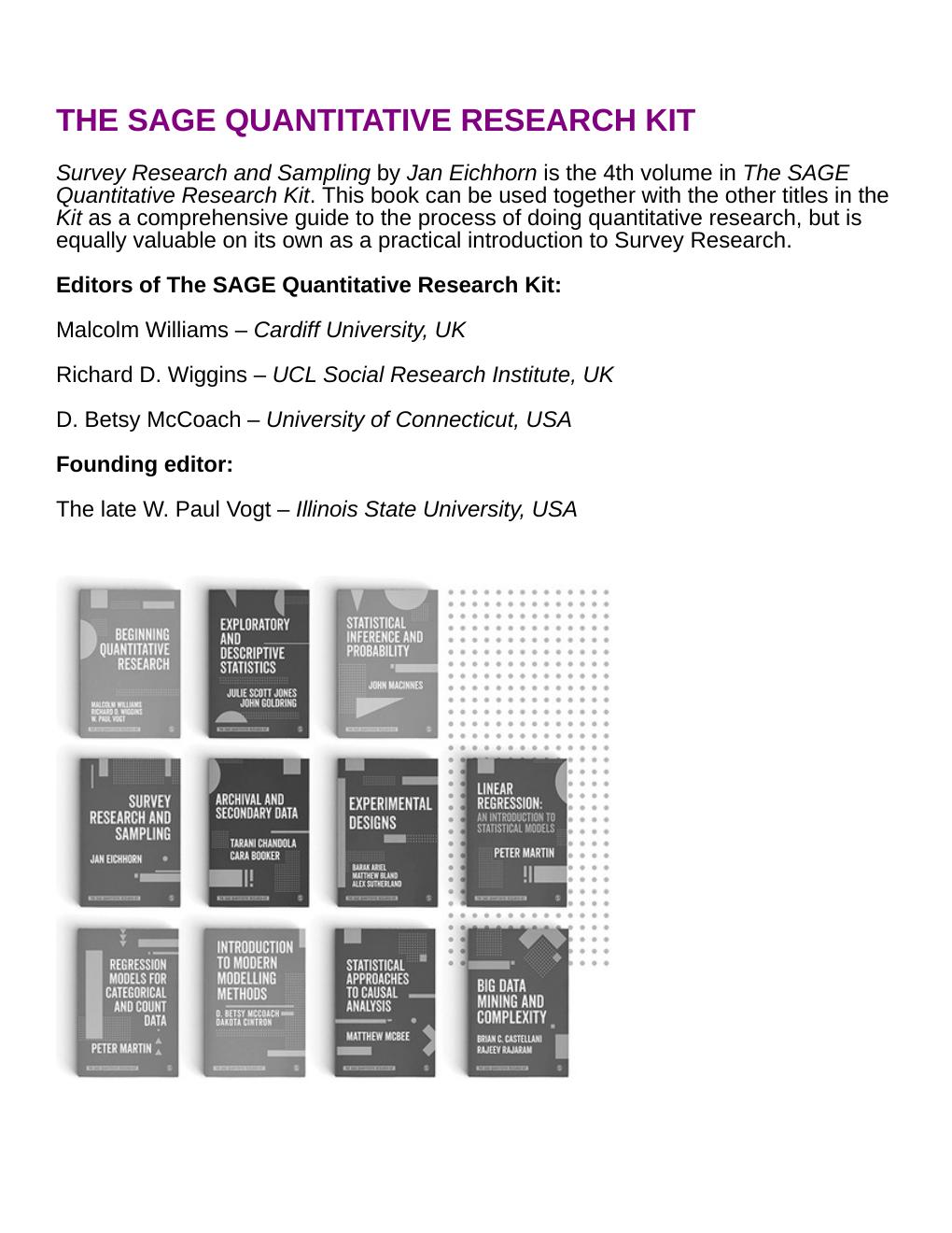 Preview page 3 of Survey Research and Sampling By Jan Eichhorn | eBook