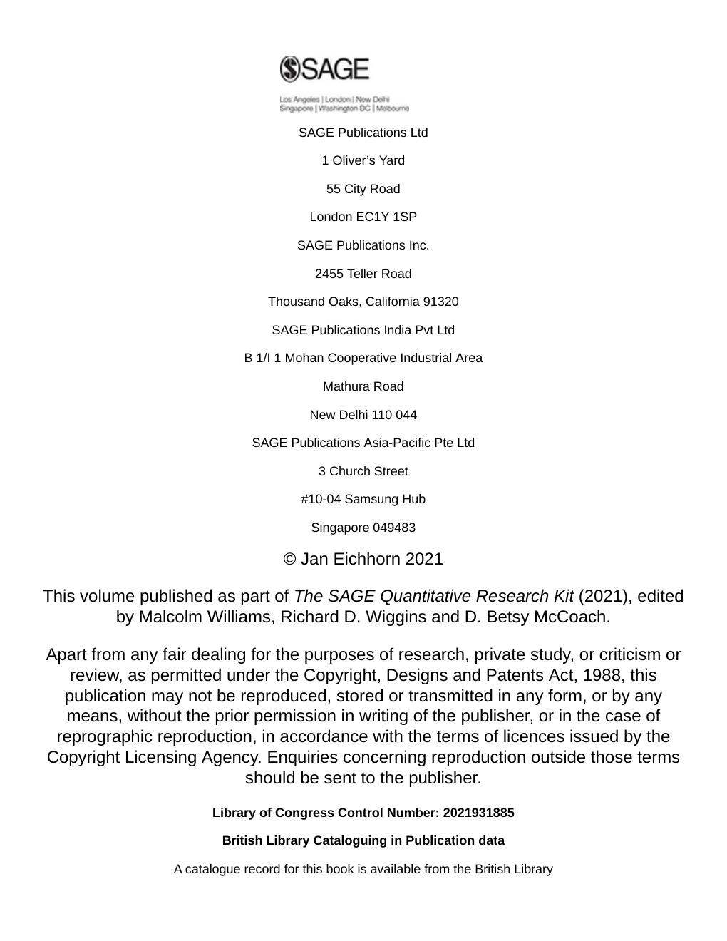 Preview page 5 of Survey Research and Sampling By Jan Eichhorn | eBook