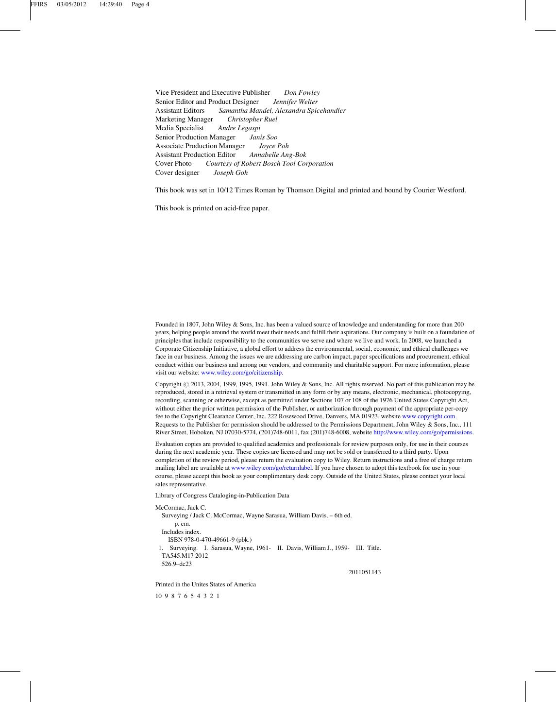 Preview page 6 of Surveying 6th Edition By Jack C. McCormac | eBook