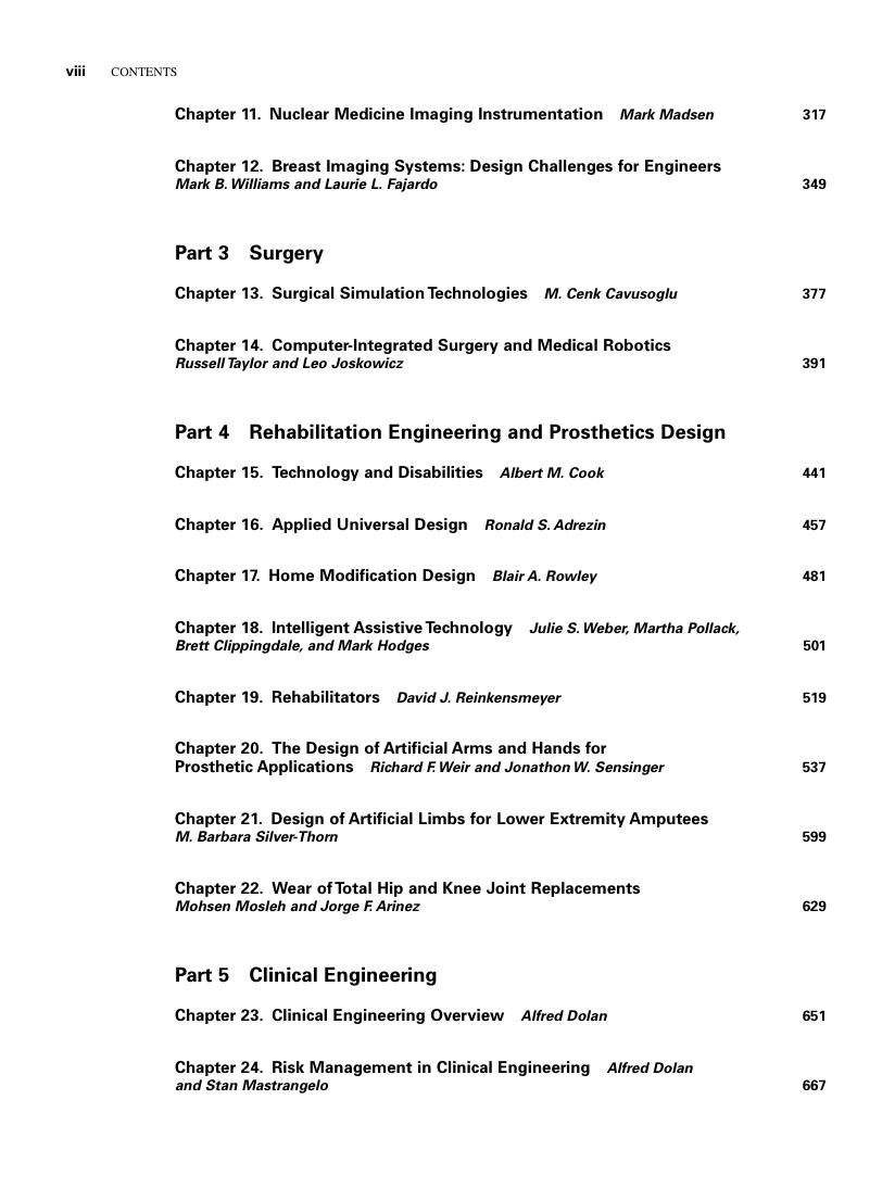 Preview page 9 of Biomedical Engineering and Design Handbook Volume 2 2nd Edition By Myer Kutz