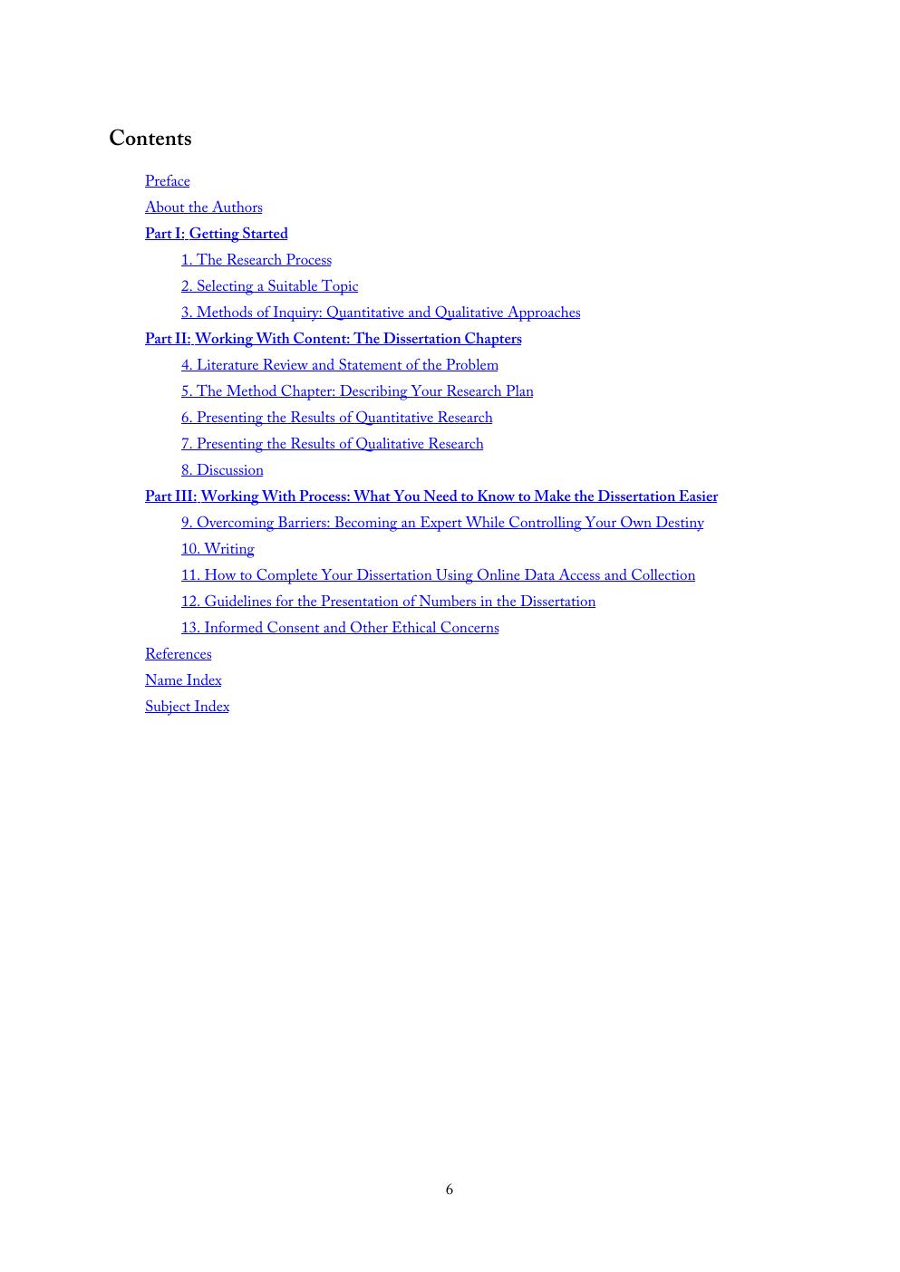 Preview page 6 of Surviving Your Dissertation A Comprehensive Guide to Content and Process 4th Edition By Kjell Erik Rudestam Rae R Newton