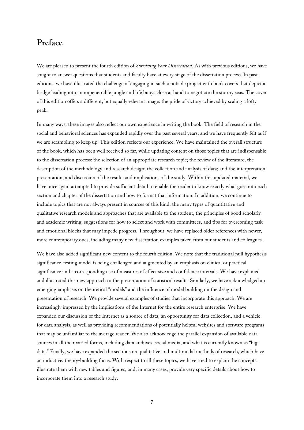 Preview page 7 of Surviving Your Dissertation A Comprehensive Guide to Content and Process 4th Edition By Kjell Erik Rudestam Rae R Newton