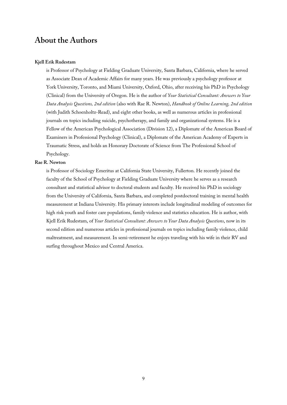 Preview page 9 of Surviving Your Dissertation A Comprehensive Guide to Content and Process 4th Edition By Kjell Erik Rudestam Rae R Newton