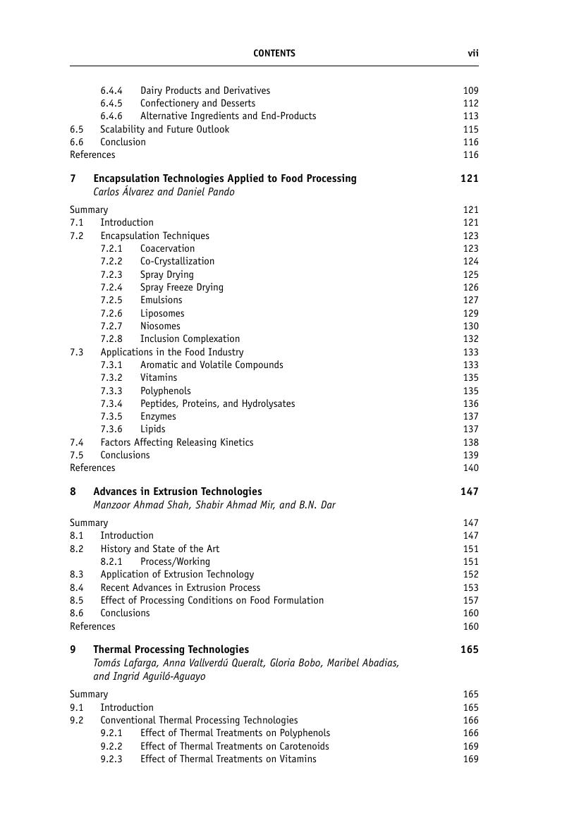 Preview page 8 of Food Formulation Novel Ingredients and Processing Techniques 1st Edition By Shivani Pathania, Brijesh Tiwari