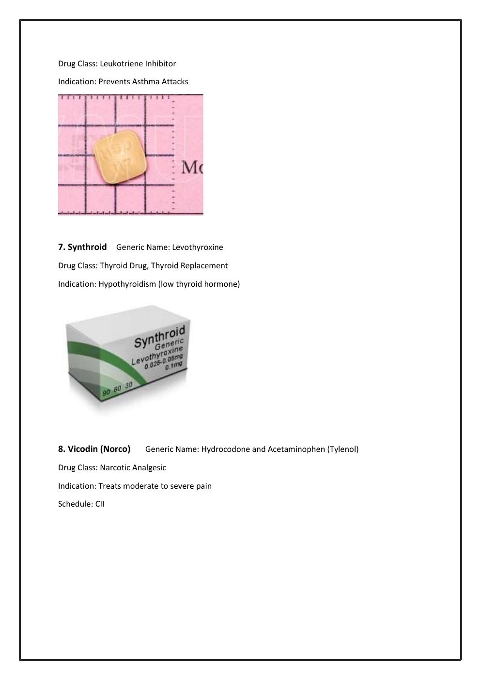 Preview page 3 of TOP 200 DRUGS FOR PTCB AND  THEIR USAGE