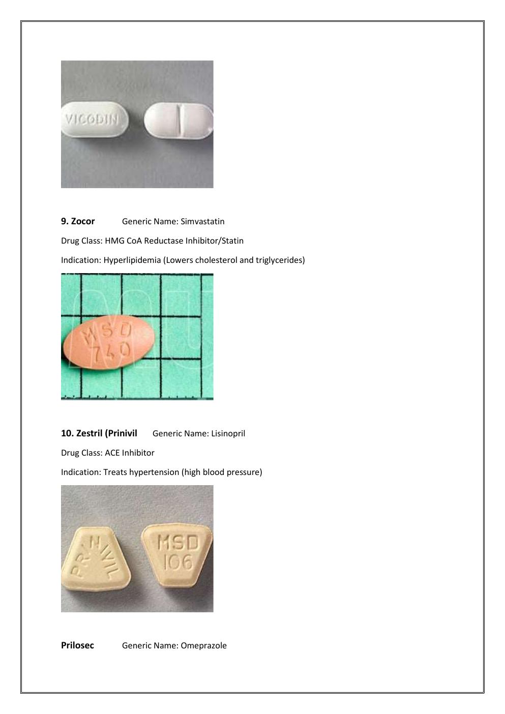 Preview page 4 of TOP 200 DRUGS FOR PTCB AND  THEIR USAGE