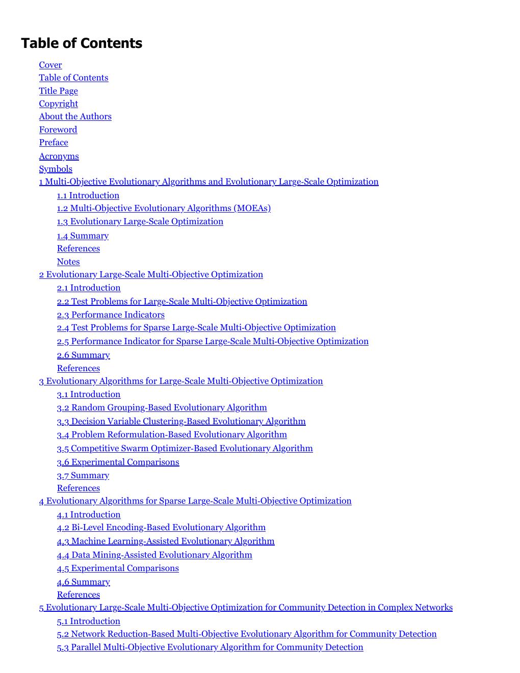 Preview page 2 of Evolutionary Large Scale Multi Objective Optimization and Applications 1st Edition By Xingyi Zhang, Ran Cheng, Ye Tian,